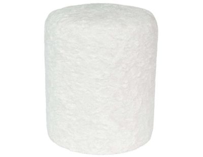 Pouf en tissu Tierno (Blanc)