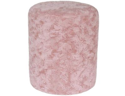 Pouf en tissu Tierno (Rose)