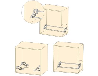 Range-chaussures pour intérieur d'armoire Self