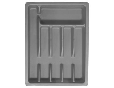 Range couverts ajustable en plastique (Gris)