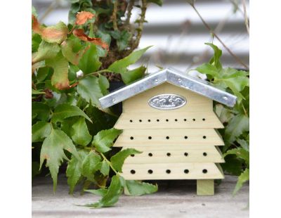 Refuge à abeilles en bois et zinc