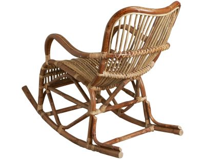 Rocking chair en rotin naturel Paya