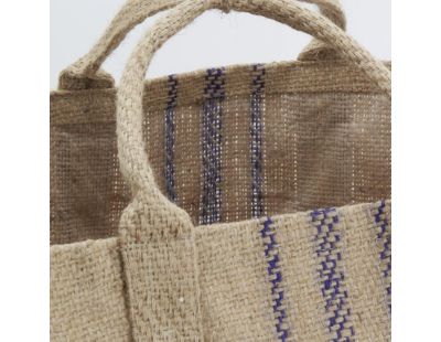 Sac à bûches en jute