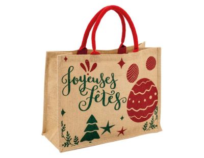 Sac cadeau en jute 