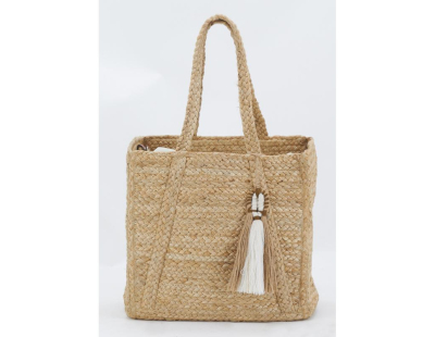 Sac rectangulaire en jute naturel