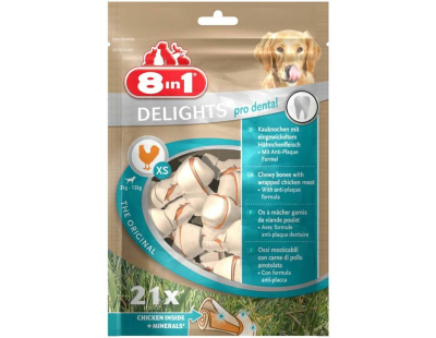 Sachet 21 os à mâcher pour chien Delights pro dental