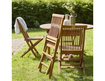 Salon de jardin en teck huilé Sofia (Table et 6 chaises)