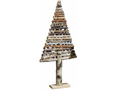 Sapin décoratif en bouleau motif chevron (Petit modèle)