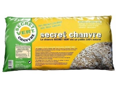 Secret chanvre paillis de chanvre 70 litres (Unitaire)