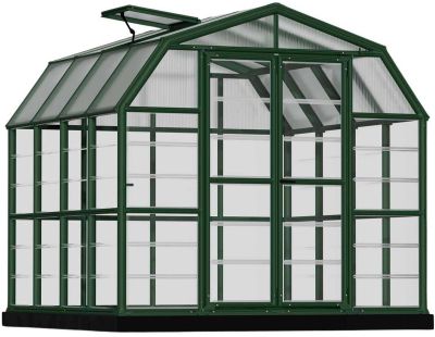 Serre de jardin en aluminium vert et polycarbonate Grand Gardener (6.9m²)