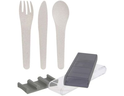 Set de couverts à emporter Eco concept (Gris)