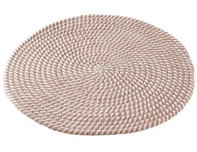 Set de table rond en jute (Lot de 6)