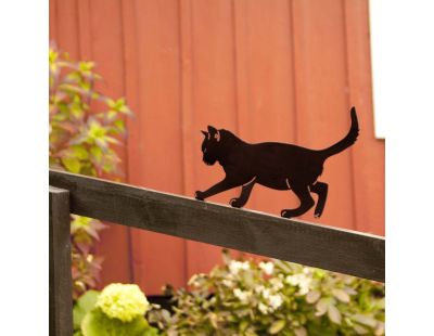 Silhouette animal en métal Garden (Chat)