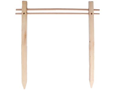 Support en bois de pin pour plantes Vegetable garden (50 x 50 cm)