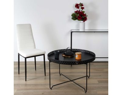 Table d'appoint plateau rond Seville (78 x 48 cm)