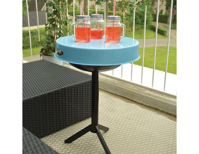 Table barbecue avec plateau amovible (Plateau bleu)