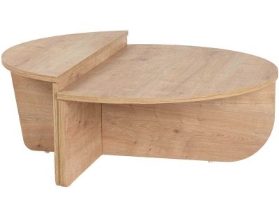 Table basse en aggloméré Podium (Chêne clair)