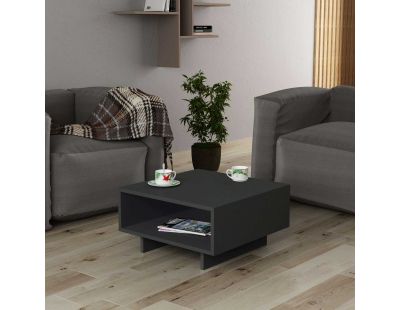 Table basse en aggloméré anthracite Hola