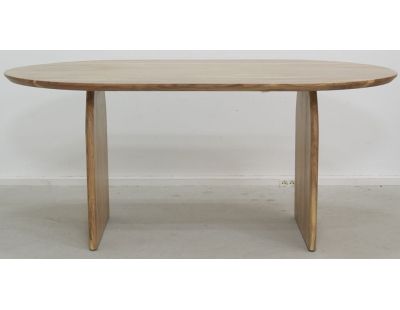 Table ovale en acacia