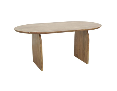 Table ovale en acacia