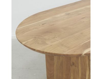 Table ovale en acacia