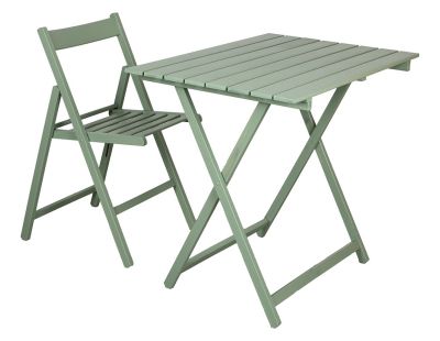 Table pliante 60x80 cm en bois Vert