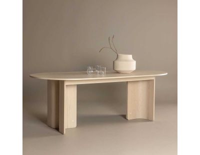 Table de repas 110 x 120 cm Tyresö (Bois blanchi)