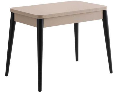 Table de repas extensible Dolunay (Noir, Mocha)