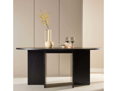 Table de repas extensible Strada (Noir)