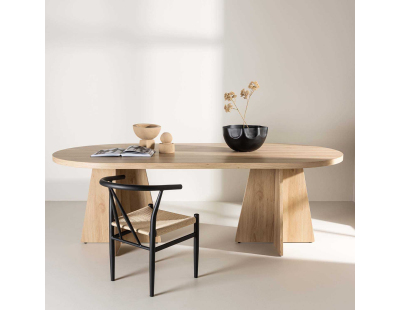 Table de repas ovale Bootcut (Naturel)