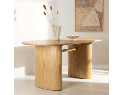 Table de repas ovale 140 x 90 cm Isolde