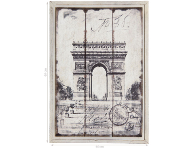 Tableau en bois Paris (Arc de Triomphe)