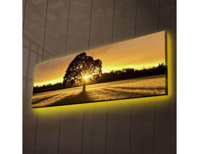 Tableau lumineux Arbre 30 x 90 cm