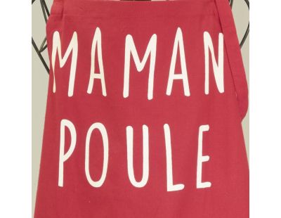 Tablier en coton Famille poule (Maman Poule)