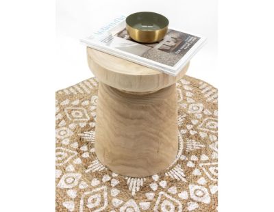 Tabouret en bois paulownia (Bouchon naturel )