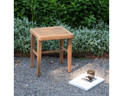 Tabouret en teck Ribbon