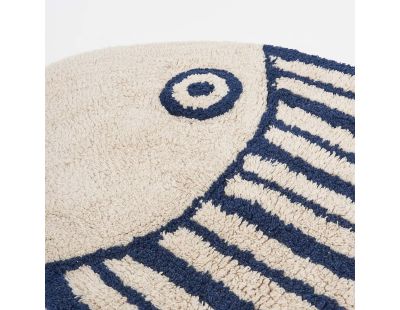 Tapis de bain en coton poisson 91 x 44 cm