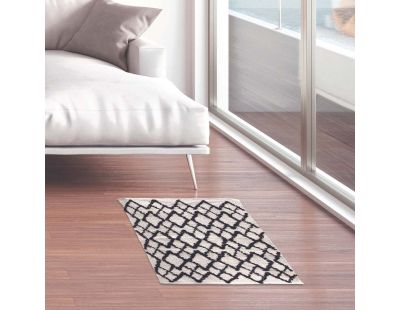 Tapis berbère en relief 60x90 cm (Fond beige)