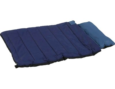 Tapis duvet 2 en 1 en tissu déperlant Bivouak (Bleu)