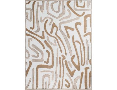 Tapis extérieur en polypropylène Spargi 1741 beige (150 x 220 cm)