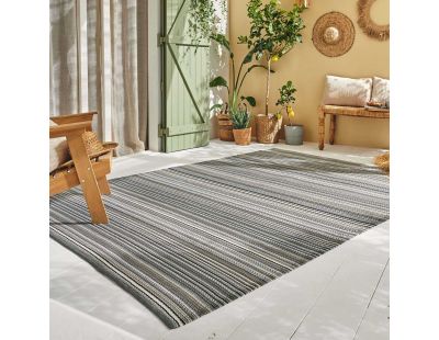 Tapis extérieur en polypropylène Spargi 1746 gris (150 x 220 cm)