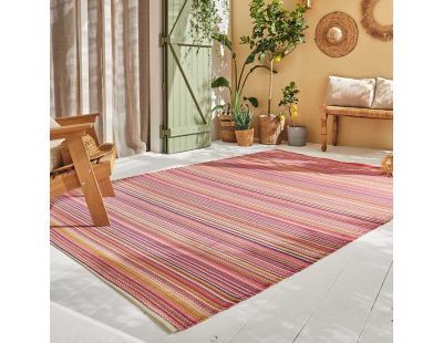 Tapis extérieur en polypropylène Spargi 1746 rose (120 x 160 cm)