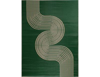 Tapis extérieur en polypropylène Spargi 1743 vert (150 x 220 cm)