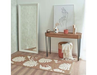 Tapis intérieur extérieur aspect jute terracotta Tijuana 9062 (170 x 120 cm)