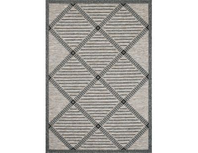 Tapis intérieur extérieur gris Acapulco 1672 (200 x 290 cm)