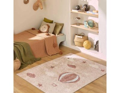 Tapis intérieur à poils courts Alix 734 beige