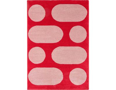 Tapis intérieur à poils longs Swing 381 rouge (120 x 160 cm)