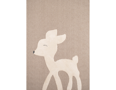 Tapis intérieur en polyester Bambi biche (150 x 80 cm)