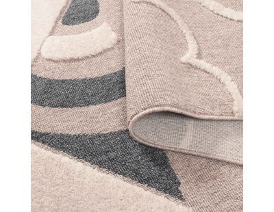 Tapis intérieur en polyester Fantine cerf volant (160 x 230 cm)