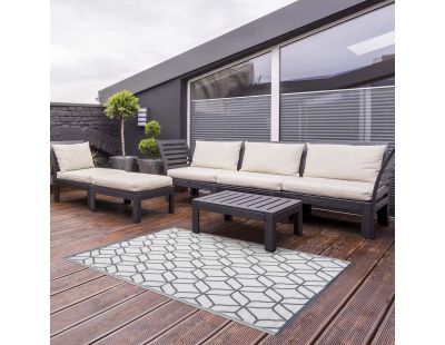 Tapis de jardin en polypropylène à motifs